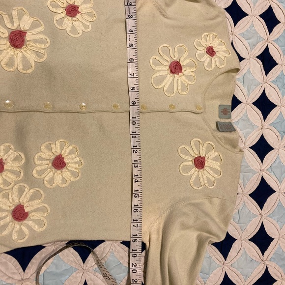 vintage HWR, Anthropologie cardigan, sz.L ( M? see measurements) - Picture 6 of 7